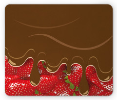 Strawberries Chocolate Mouse Pad