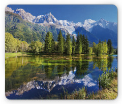 Mountain Lake Evergreen Mouse Pad