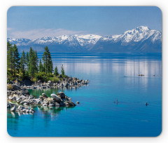 Blue Water Lake Tahoe Mouse Pad