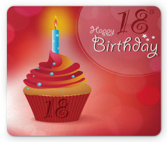 Cupcake Candles 18 Mouse Pad
