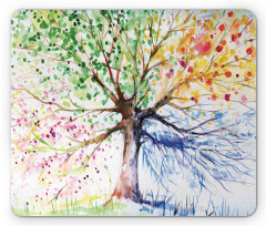 4 Seasons Colorful Mouse Pad