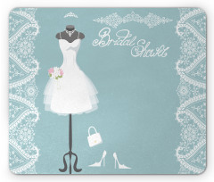 Vintage French Bride Mouse Pad