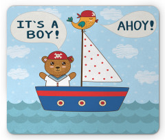 Baby Shower Bear Mouse Pad