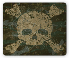 Rusty Aged Camo Design Mouse Pad