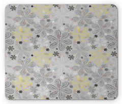 Style Yellow Flower Mouse Pad