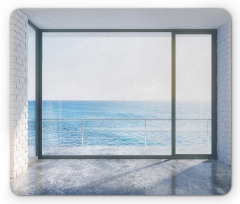 Ocean Scenery Apartment Mouse Pad