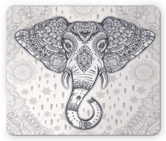 Bohem Hippie Motif Mouse Pad