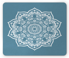 Lace Style Royal Round Mouse Pad