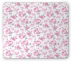Pink Roses Spring Mouse Pad