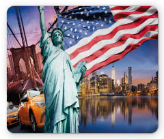 USA Touristic Concept Mouse Pad