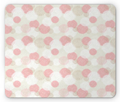 Soft Spring Floral Motif Mouse Pad