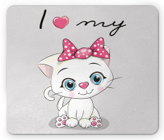 Cartoon Cat Pet Mouse Pad