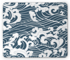 River Storm Retro Mouse Pad