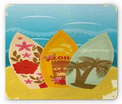 Surfboard Exotic Mouse Pad