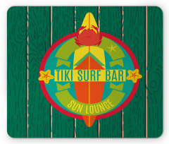 Surf Bar Holiday Mouse Pad