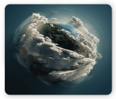 Planet Majestic Clouds Mouse Pad