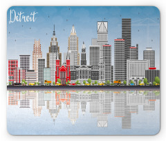 Cityscape Skyscrapers Mouse Pad