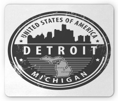 Michigan Old Stamp Mouse Pad