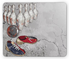 Grunge Objects Mouse Pad
