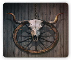 Rustic Skulll Mouse Pad