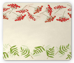 Border with Mountain Ash Mouse Pad