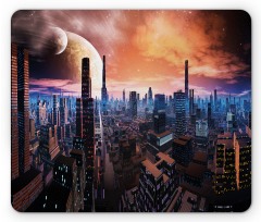 Futuristic Distant World Mouse Pad