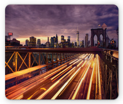 Brooklyn Bridge Traffic Mouse Pad