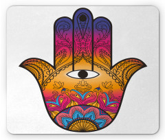 Mystical Colorful Lotus Mouse Pad