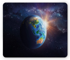 Face of Earth in Space Mouse Pad