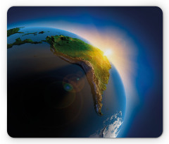 South America Continent Mouse Pad
