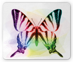 Butterfly Rainbow Mouse Pad