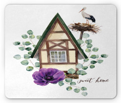 Watercolor Home Mouse Pad