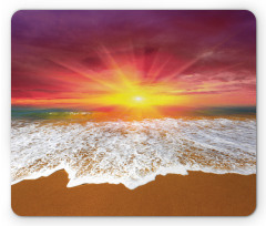 Vivid Coastal Scenery Mouse Pad