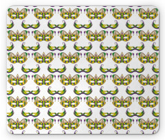 Mask Pattern Mouse Pad