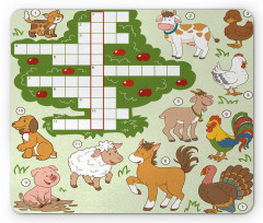 Farm Animals Mouse Pad