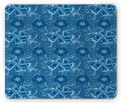 Floral Pattern Mouse Pad