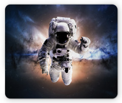 Floating in Space Mouse Pad