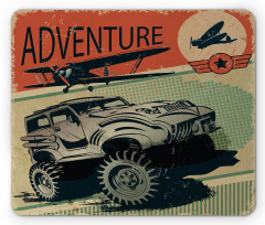 Strong Vehicle Planes Mouse Pad
