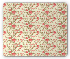 Rustic Floral Classical Mouse Pad