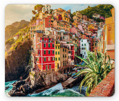Riomaggiore at Sunset Mouse Pad