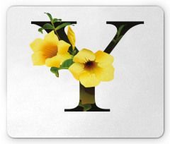 Yellow Bells Capital Y Mouse Pad
