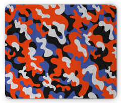 Abstract Paint Splashes Mouse Pad