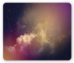 Night Clouds Stars Image Mouse Pad