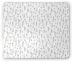 Lavender Flora Spring Mouse Pad