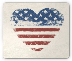 Patriotic Flag USA Mouse Pad