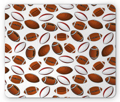 Rugby Balls Mouse Pad