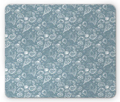 Doodle Style Pattern Mouse Pad