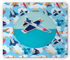 Airplane Composition Mouse Pad