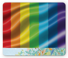 Pride Flag Inspired Design Mouse Pad