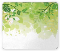 Leaves Fantasy Flora Mouse Pad